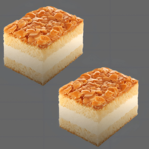 2 x Bienenstich mit Mandeln (ca.200g)