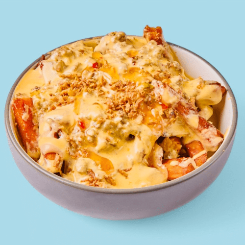 Sweet Chili Cheese Fries (scharf)