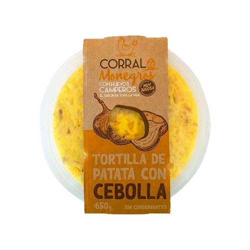Frische Tortilla - Kartoffel-Omelett aus Freilandeiern mit Zwiebeln 10849