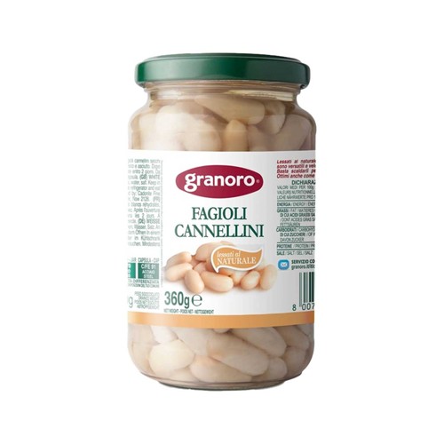 Gekochte Weiße Bohnen in Salzlake 30734