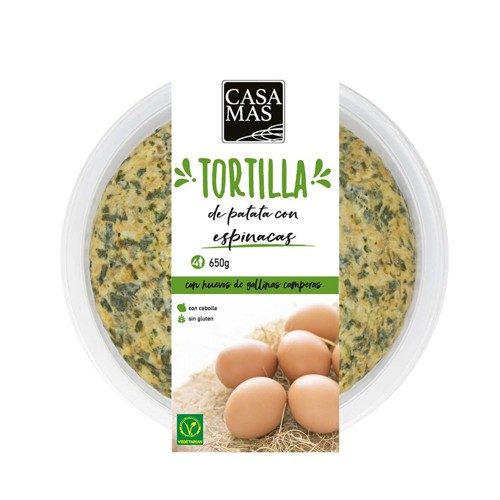 Kartoffel Omelett mit Spinat Casa Mas 650g 10308