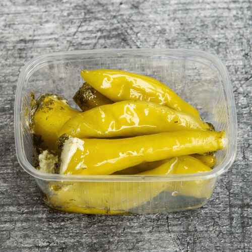 eingelegte Peperoni grün Frischkäsefüllung 130g