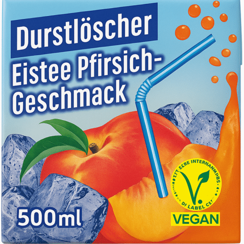Durstlöscher Eistee Pfirsich 0,5l