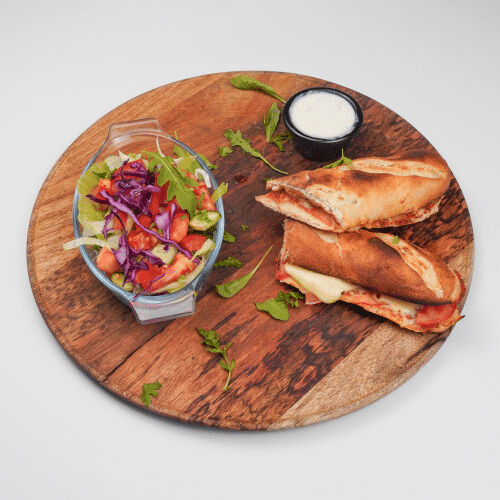 Tomaten-Mozzarella Baguette