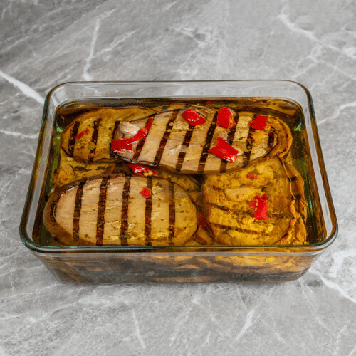 Gegrillte Aubergine