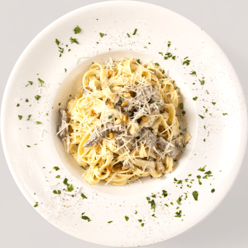 Tagliolini con Manzo