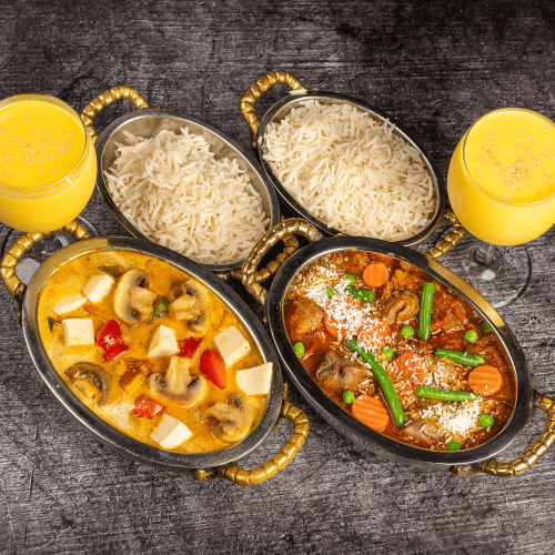 Mittagsmenü for 2 Vegetarisch