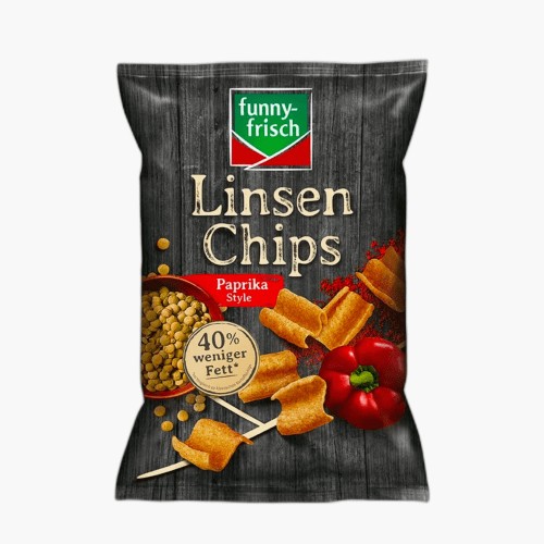Funny-frisch Linsen Chips Paprika 90g