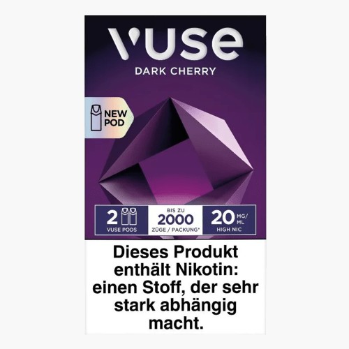 Vuse Pod Dark Cherry 20mg Nikotin 2 Caps