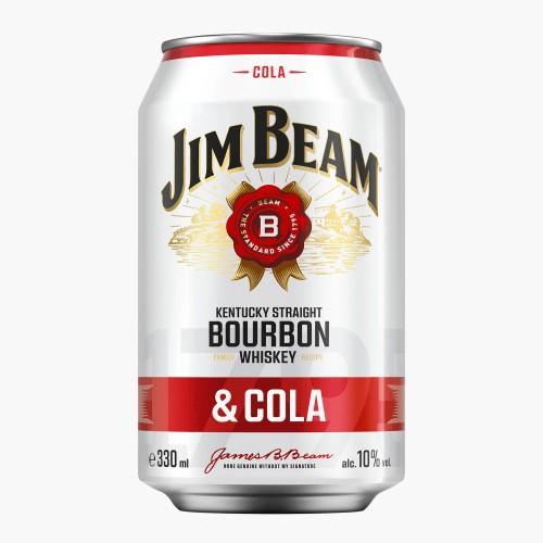 Jim Beam Bourbon & Cola 330ml (10% vol.)