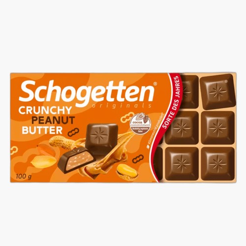 Schogetten Crunchy Peanut Butter 100g