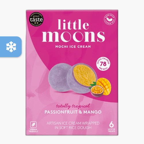 Little Moons Mochi Ice Cream Passionfruit & Mango 192g (6 Stück)