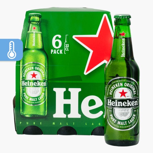 Heineken Lager Original 6x0,33l (5% vol.)