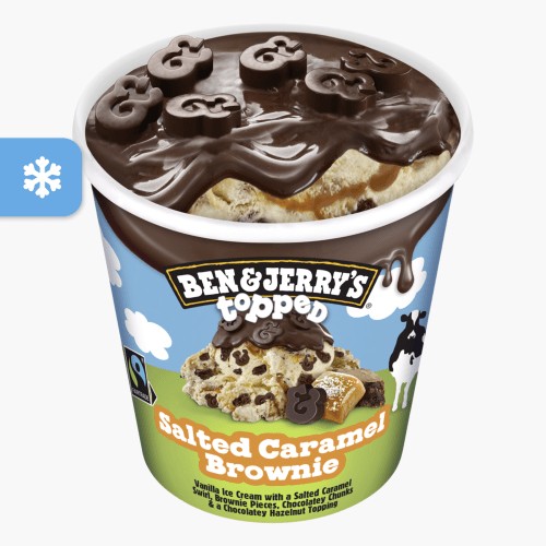 Ben & Jerry's Topped Salted Caramel Brownie 438ml