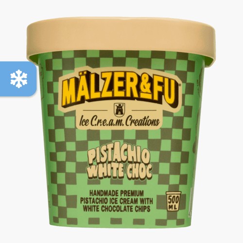 Mälzer & Fu Pistachio White Choc 500ml