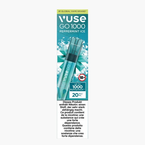 Vuse GO 1000 Peppermint Ice 20mg Nikotin