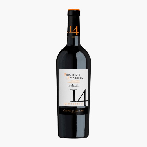 Contessa Marina Quattordici Primitivo di Marina Trocken 0,75l (14% vol.)