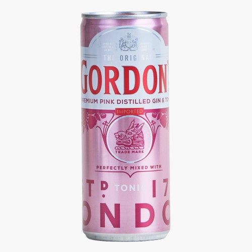 Gordon's Premium Pink Gin & Tonic 250ml (10% vol.)