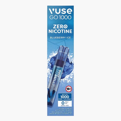Vuse GO 1000 Blueberry Ice 0mg Nikotin