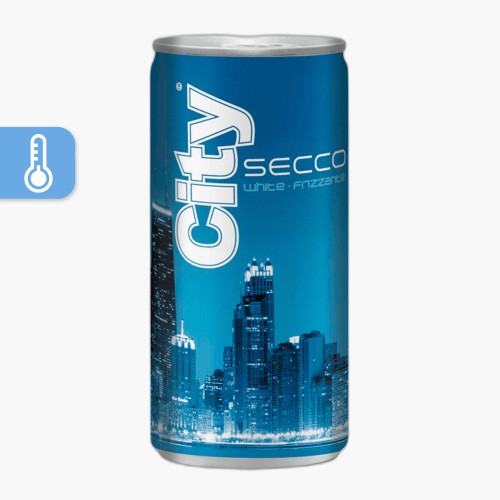 City Secco White Frizzante 0,2l (10% vol.)