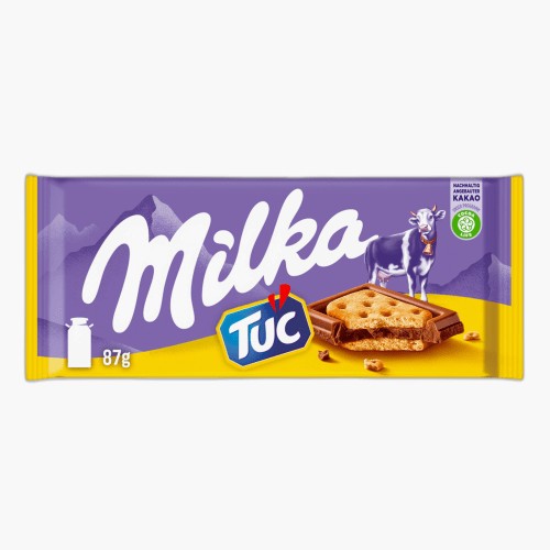 Milka Schokolade mit TUC 87g