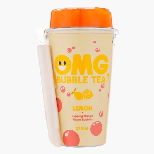 OMG Bubble Tea Lemon Popping Mango 0,27l