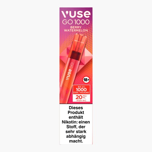 Vuse GO 1000 Berry Watermelon 20mg Nikotin