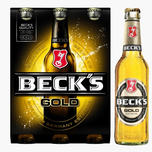 Becks Gold 6x0,33l (4,9% vol.)