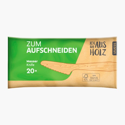Vivess Holzmesser 20 Stück