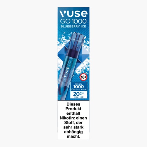 Vuse GO 1000 Blueberry Ice 20mg Nikotin