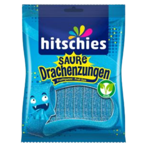Hitschler hitschies Saure Drachenzungen Blau vegan