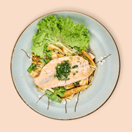 Lachs Teriyaki