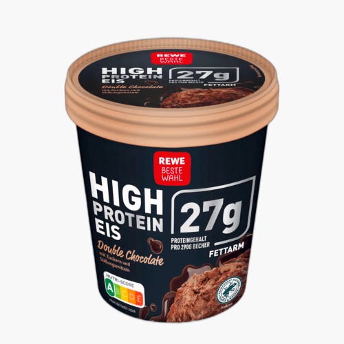 Rewe Beste Wahl High Protein Eis Double Chocolate 500ml