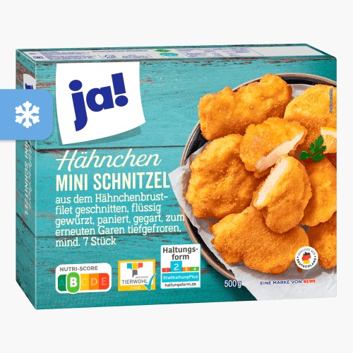 Ja! Hähnchen Mini Schnitzel 500g