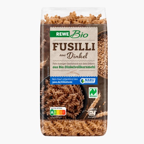 Rewe Bio Fusilli Vollkorn Dinkel 500g