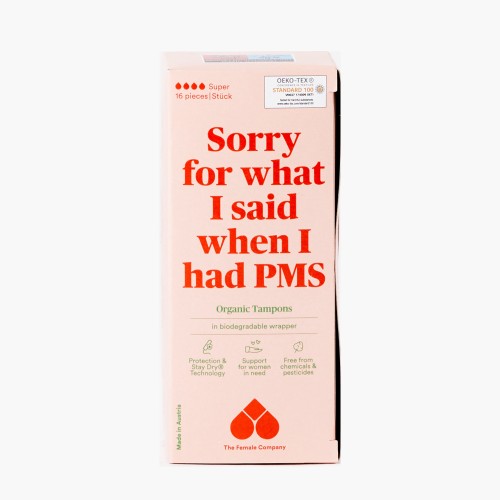 The Female Company Bio Tampons Super 16 Stück