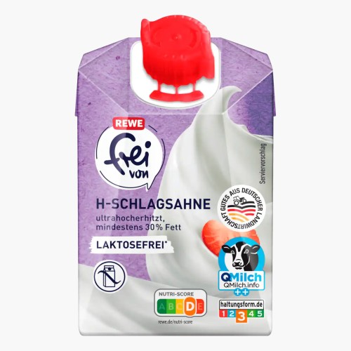 REWE Frei von H-Schlagsahne 200g