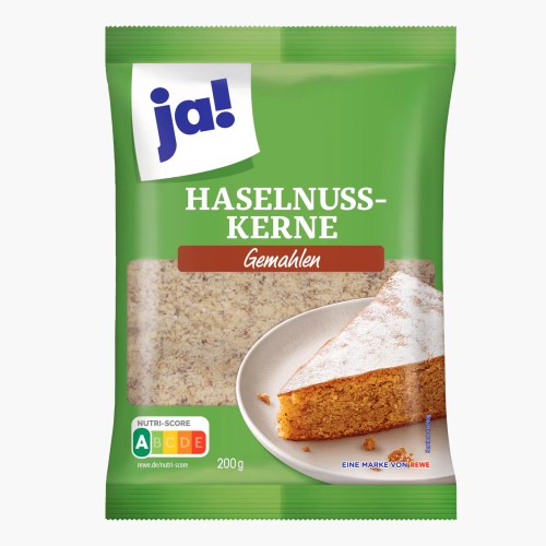 ja! Haselnusskerne gemahlen 200g