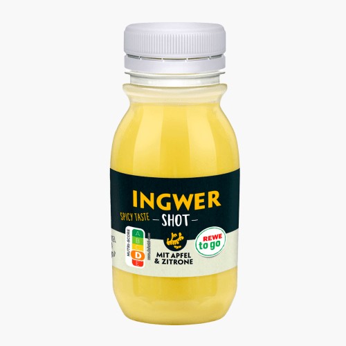 Rewe To Go Shot Ingwer Apfel & Zitrone 125ml