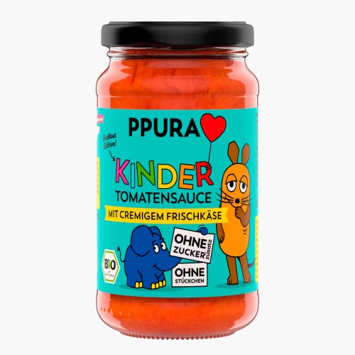 PPura Bio Kinder Tomatensoße mit Frischkäse 340g