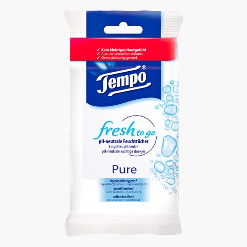 Tempo Reinigende Hand-Feuchttücher 10 Stk.