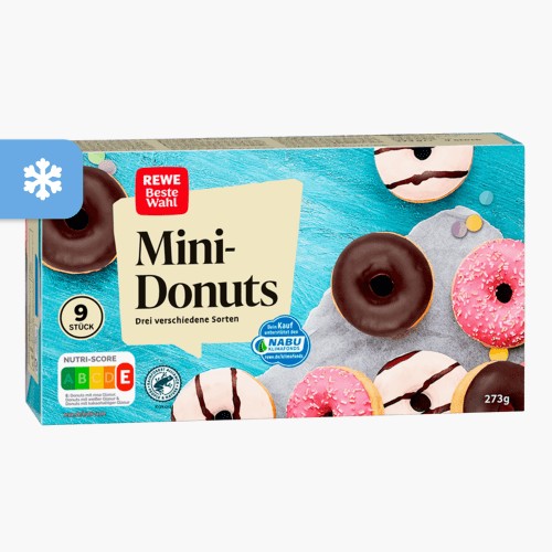 Rewe Beste Wahl Mini Donuts 250g (9 Stück)