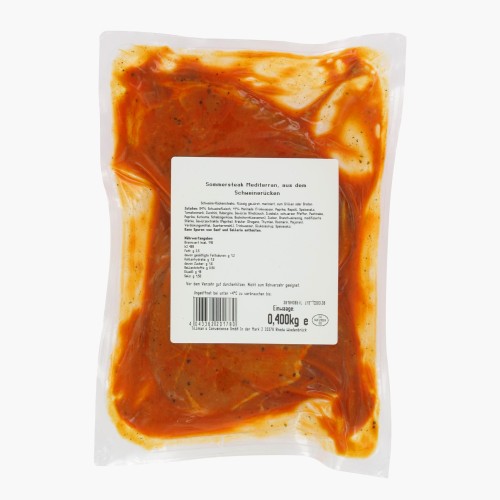 Schweine-Rückensteaks Mediterran 400g