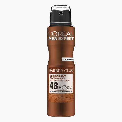L'Oréal Men Expert Deospray Barber Club mit holzigem Duft 150ml