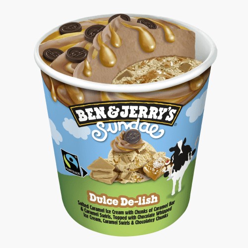 Ben & Jerry's Sundae Dulce De-lish 427ml
