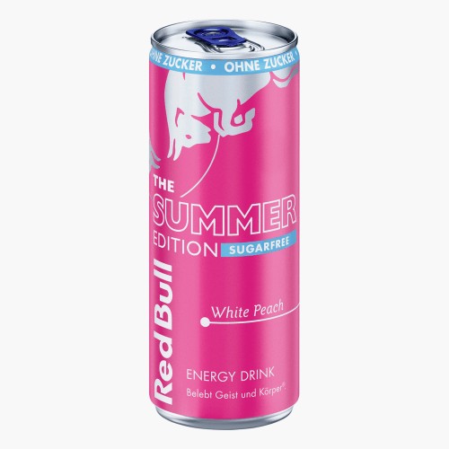 Red Bull Summer Edition Sugarfree White Peach 0,25l