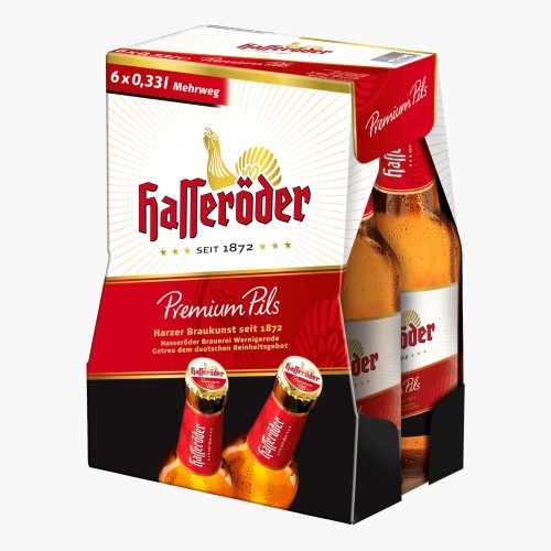 Hasseröder Premium Pils (4,8 % vol.) 6x0,33l MW