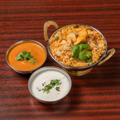 Prawns Basmati Dum