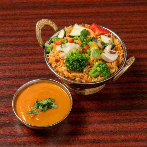 Vegetarische Speisen - Vegetable Basmati Dum