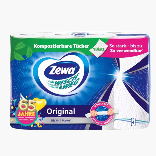Zewa Küchenrolle Wisch & Weg 4x45 Blatt